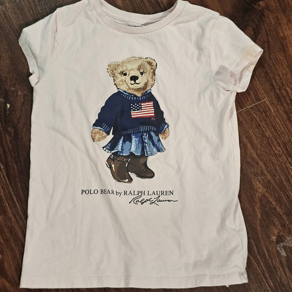 Polo Bear by Ralph Lauren Kids' Pink T-Shirt